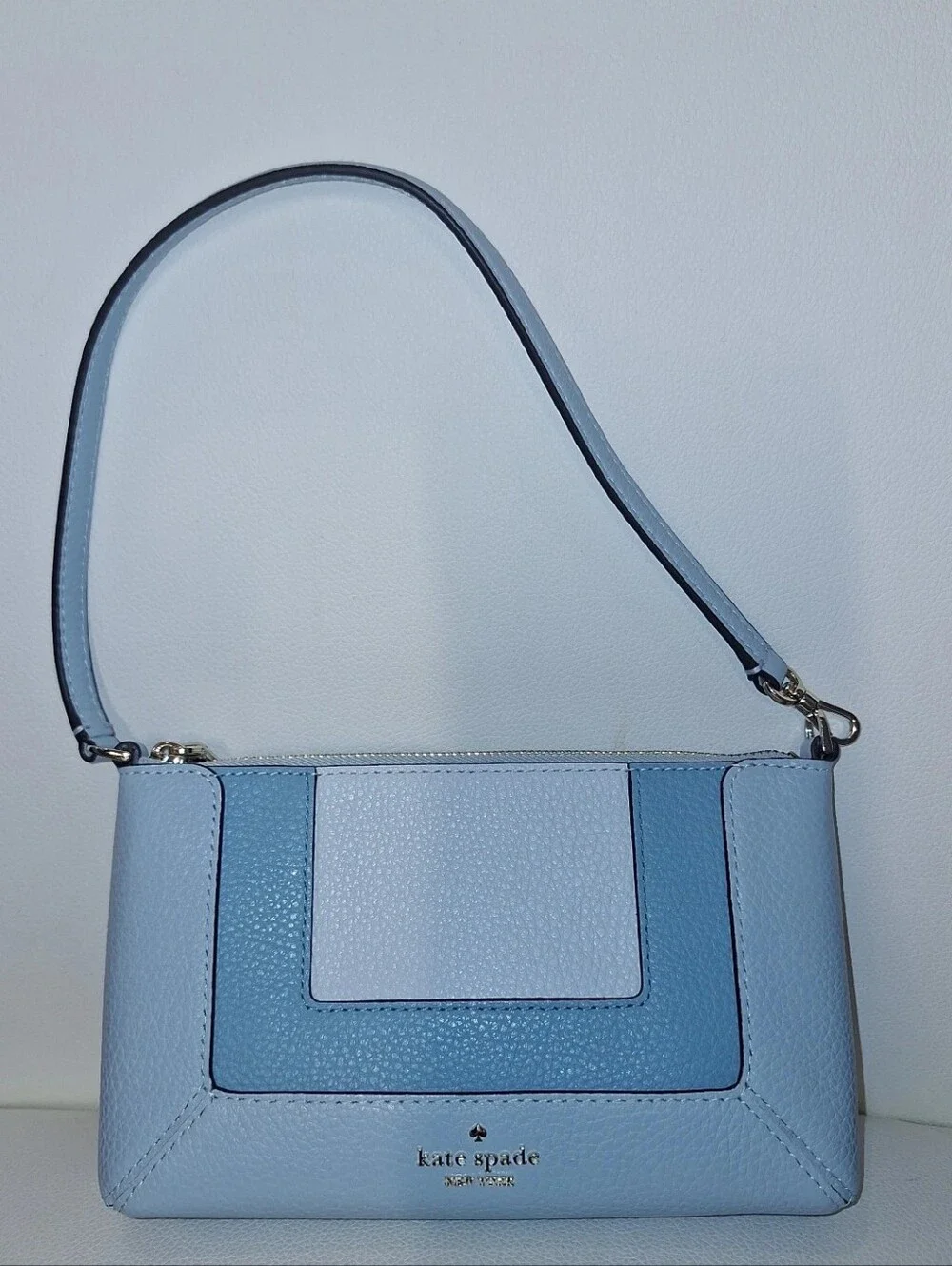 Kate Spade Light Blue Leather Small Shoulder Bag NWOT
